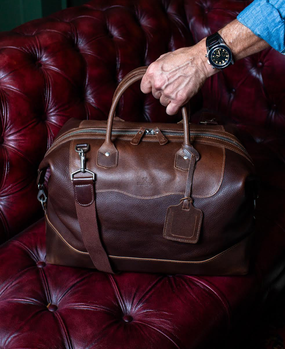 No. 642 Small Carryall, Brown Leather
