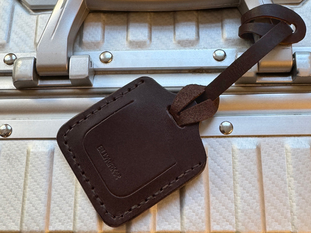 No. 645 Luggage Tag, Dark Brown
