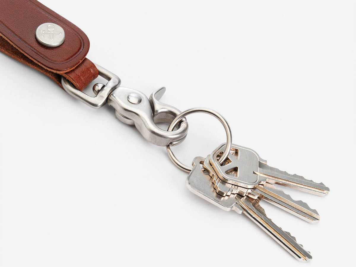 No. 240 Trucker Key Fob, Tan