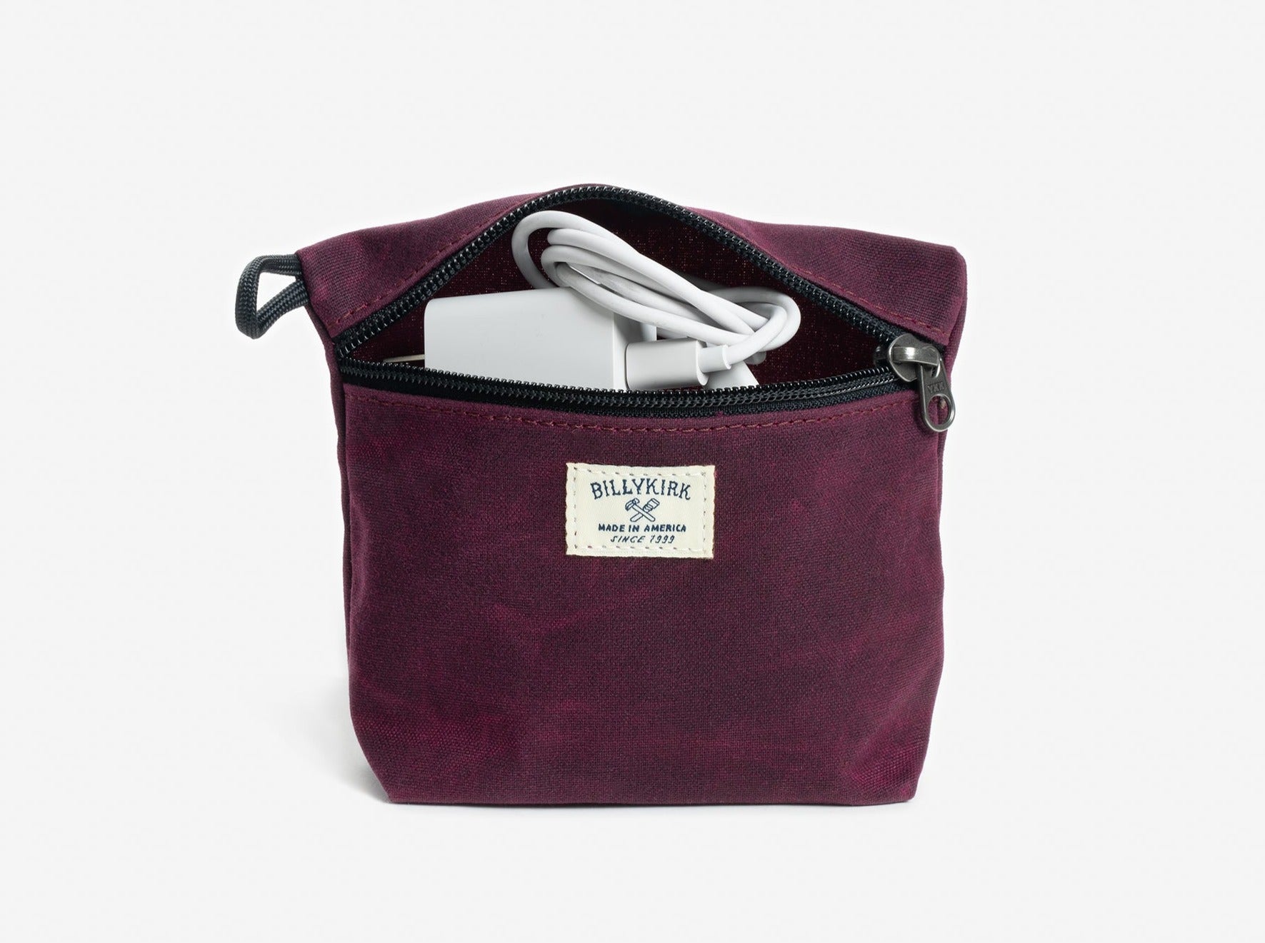 No. 302 Standard Issue Cable Pouch, Cranberry